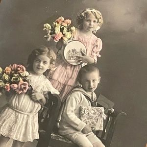 RARE VINTAGE 20th Century Postcard 1920 Nederland Holiday